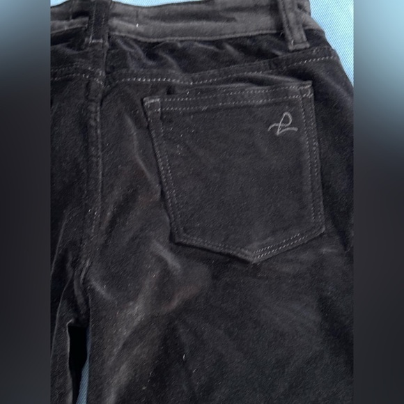 DL1961 Black Velvet Jeans “Chloe Skinny Limousine” Girls Size 14 EUC - Picture 9 of 10